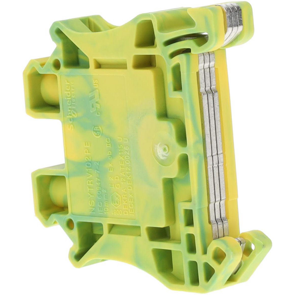 1 Pole, 1,000 Volt, 76 Amp, -40 to 266°F, DIN Rail Mount, Polyamide Grounding Terminal Block