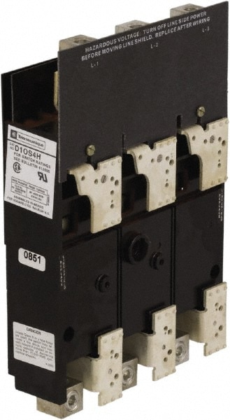 Square D D10S4H Cam & Disconnect Switch: Open, 200 Amp, 600VAC 