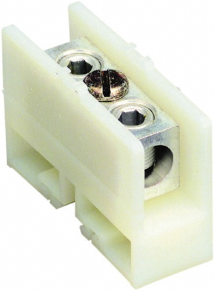 Square D 9080GE6 600 VAC, 255 Amp, -40 to 275°F, DIN Rail Mount, Nylon Standard Terminal Block Image