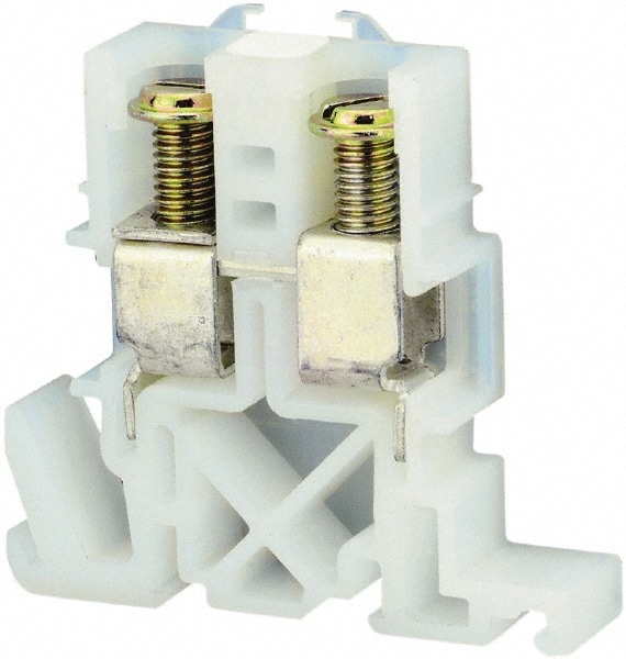 600 VAC, 85 Amp, -40 to 275°F, DIN Rail Mount, Nylon Standard Terminal Block