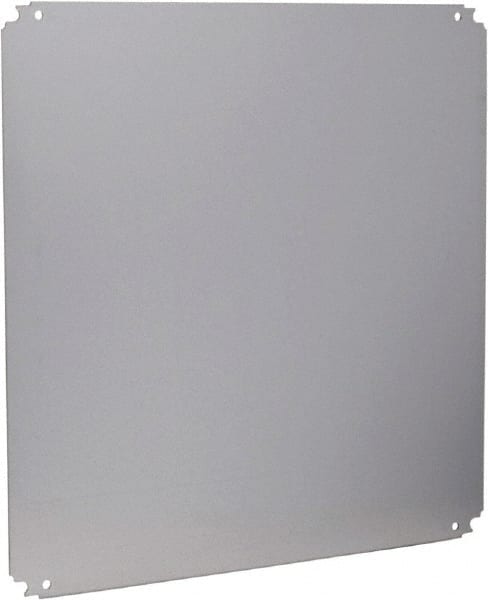 Schneider Electric NSYMM66 Electrical Enclosure Mounting Plate: Steel, Use with 600 (H) x 600 (W) Floor Standing Enclosure 