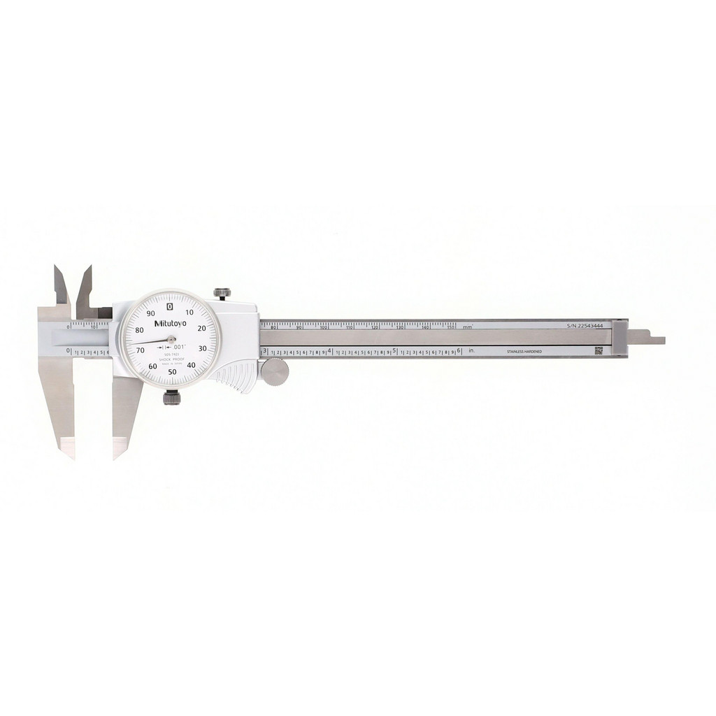 Mitutoyo 6" .001" CHISEL OD CALIB DIAL CAL | Part #505-742J-CAL