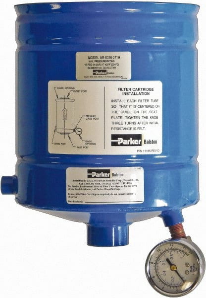 Parker AR-0316-371H Exhaust Compressed Air Filter: 
