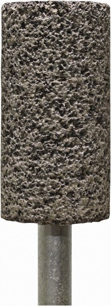 Mounted Point: 3/4" Thick, 1/4" Shank Dia, W207, 36 Grit, Coarse