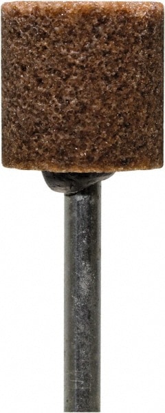 Mounted Point: 1/2" Thick, 1/8" Shank Dia, B131, 60 Grit, Medium