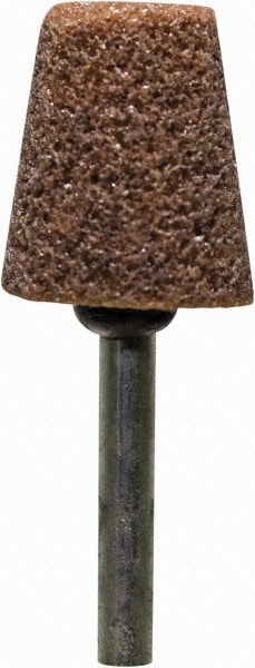 Mounted Point: 5/8" Thick, 1/8" Shank Dia, B91, 60 Grit, Medium