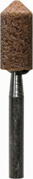 Mounted Point: 1/2" Thick, 1/8" Shank Dia, B54, 60 Grit, Medium
