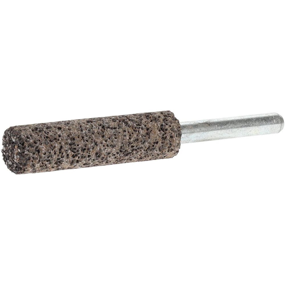 Mounted Point: 2" Thick, 1/4" Shank Dia, W189, 24 Grit, Coarse