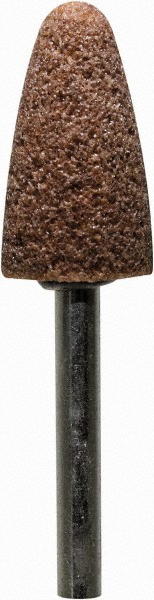 Mounted Point: 3/4" Thick, 1/8" Shank Dia, B52, 60 Grit, Medium