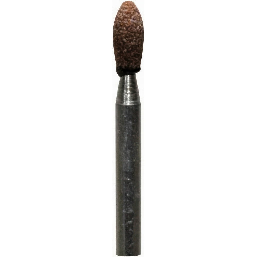 Mounted Point: 5/16" Thick, 1/8" Shank Dia, B46, 60 Grit, Medium