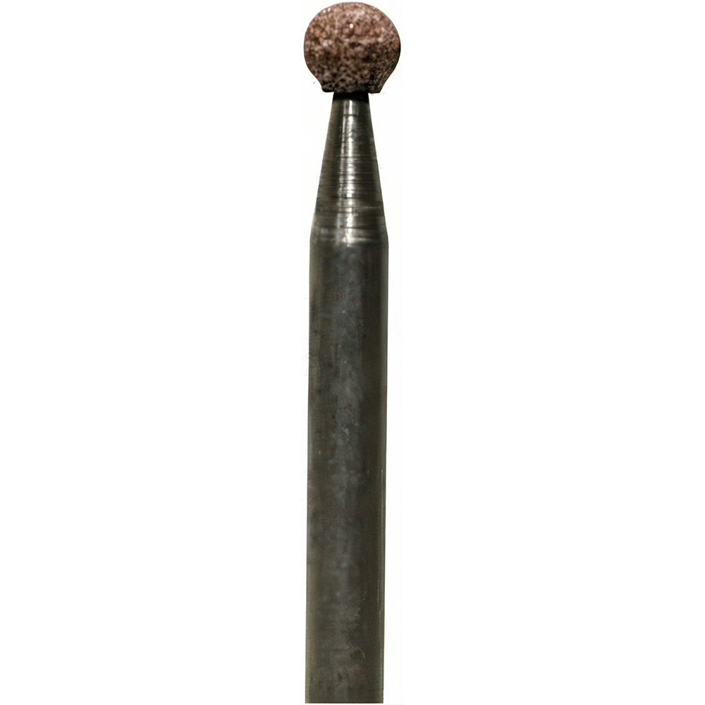 Mounted Point: 1/8" Thick, 1/8" Shank Dia, B124, 60 Grit, Medium