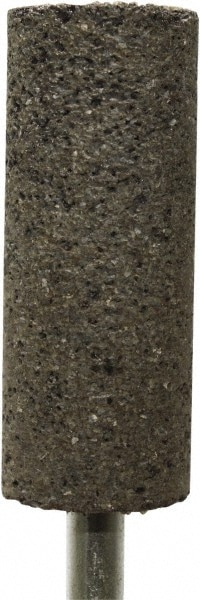 Mounted Point: 2" Thick, 1/4" Shank Dia, W222, 36 Grit, Medium