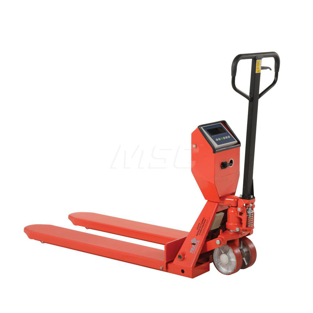 Vestil 5,000 Lb Capacity, 71/2" Lift Scale Pallet Truck 69727147 MSC Industrial Supply