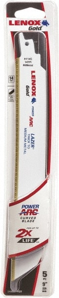 Lenox 210989114GR Reciprocating Saw Blade: Bi-Metal Image