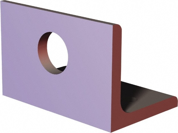 0.25" (6.3mm) Mount Hole, 1.57" Overall Height, 1.57" Overall Width, 2.36" Overall Depth Clamp Base