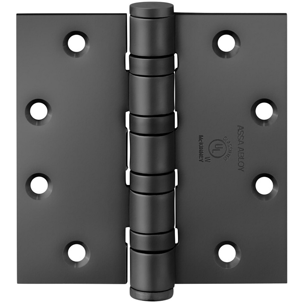 Commercial Hinges: Mount Type: Full-Mortise; Hinge Material: Non Ferrous Material; Length (Inch): .134; Finish: Black Suede Powder