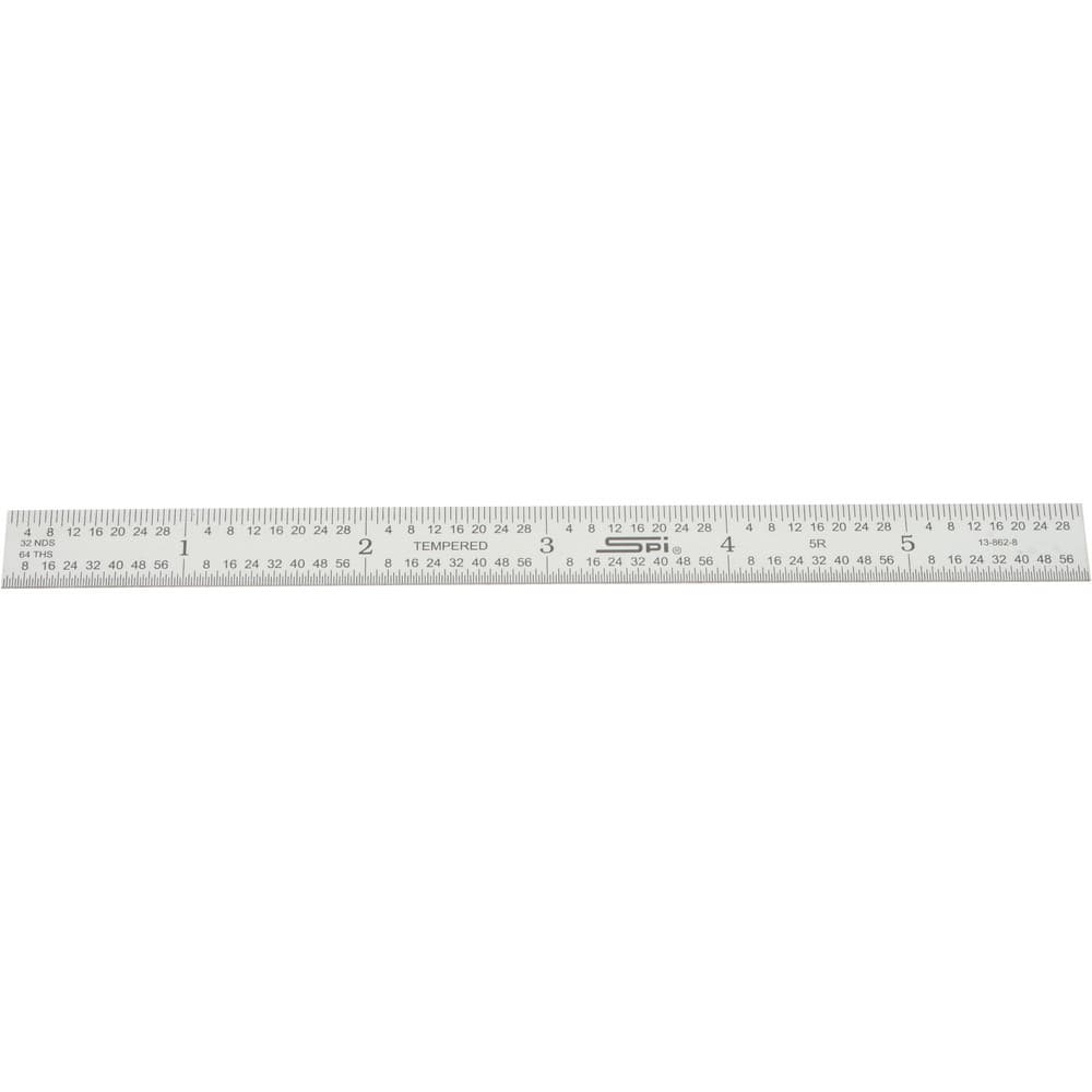 Machinist Ruler 6in Metric and SAE Stainless Steel Engineering Ruler –  DeadwoodCraftedTools