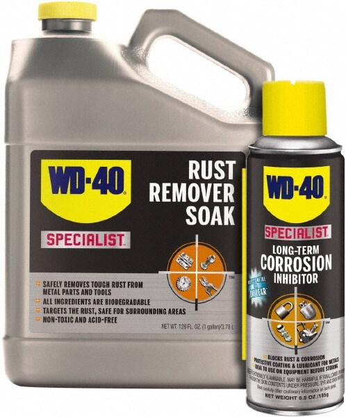 Derusted & Bare Metal Shield Multi-Purpose Cleaner & Rust Converter: 6.5 oz Jug