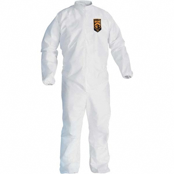 KleenGuard 41495 Disposable Coveralls: Size 2X-Large, Film Laminate, Zipper Closure Image