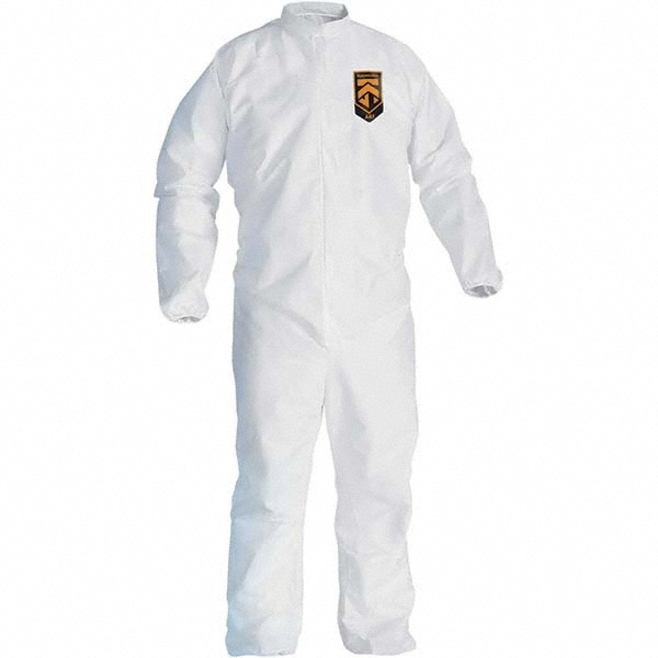 KleenGuard 41496 Disposable Coveralls: Size 3X-Large, Film Laminate, Zipper Closure Image