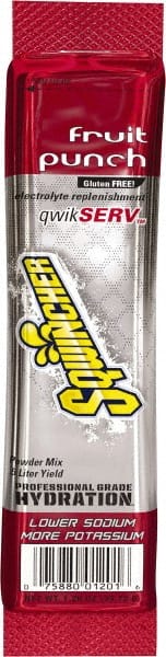 Sqwincher 159060901 Activity Drink: 1.26 oz, Pack, Fruit Punch, Powder, Yields 16.9 oz 