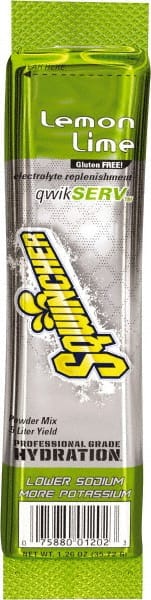 Sqwincher 159060902 Activity Drink: 1.26 oz, Pack, Lemon-Lime, Powder, Yields 16.9 oz 