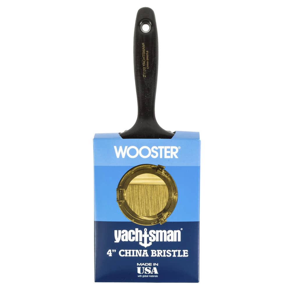 Wooster Brush - Paint Brush: 4″ Wide, Hog, Natural Bristle - 55112551 - MSC  Industrial Supply