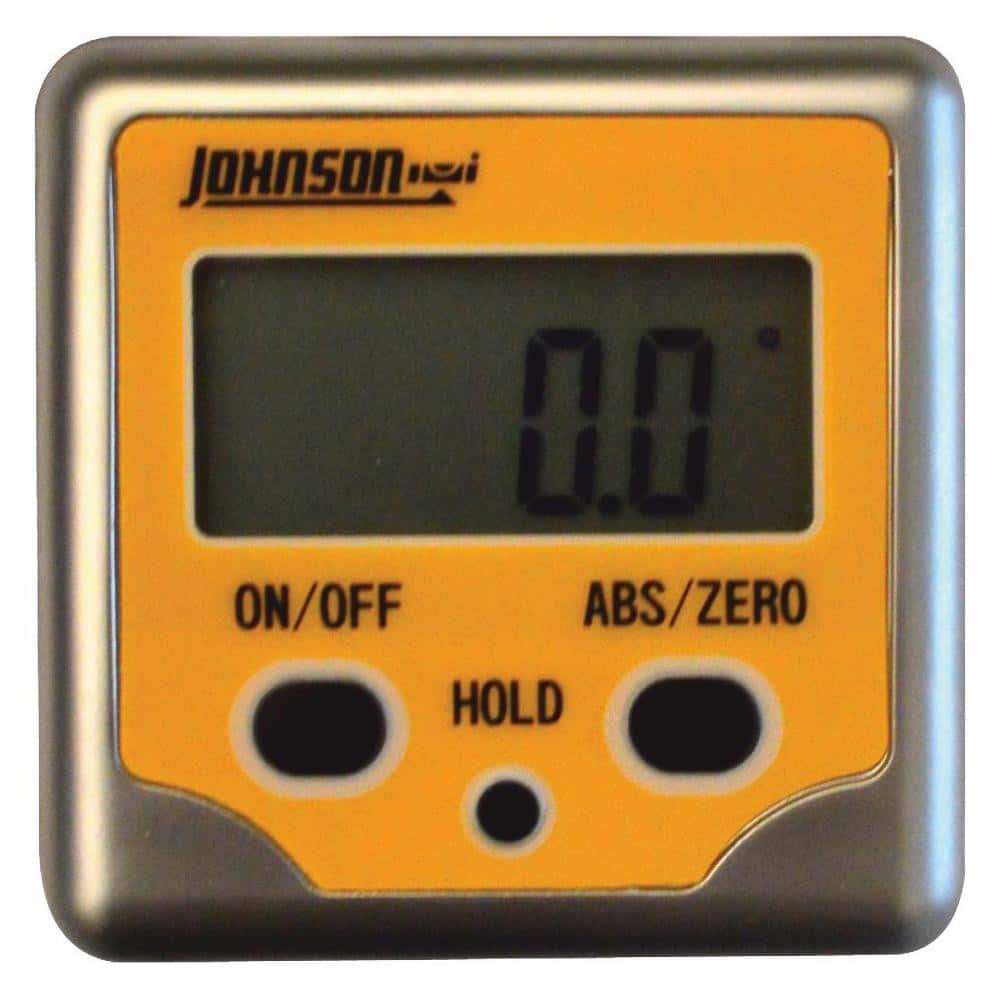 Johnson Level & Tool 1886-0200 (2) 180° Measuring Range, Magnetic Base Digital Protractor 
