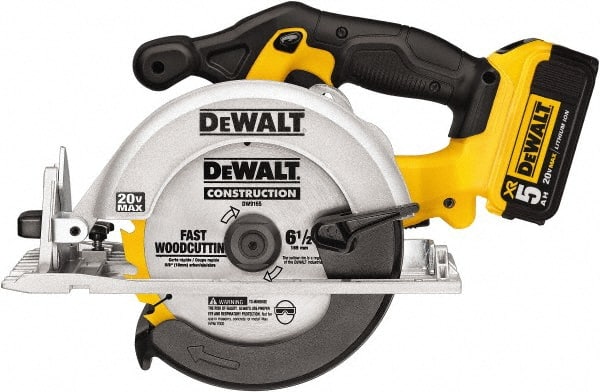 DeWALT - 15 Amps, 7-1/4″ Blade Diam, 5,200 RPM, Electric Circular Saw -  42238063 - MSC Industrial Supply