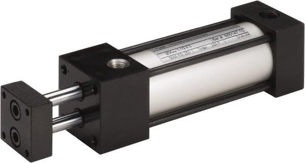 Norgren NE04A-N02-AACM0 Double Acting Rodless Air Cylinder: 2-1/2" Bore, 4" Stroke, 250 psi Max, 1/4 NPT Port, Side Tapped Mount 
