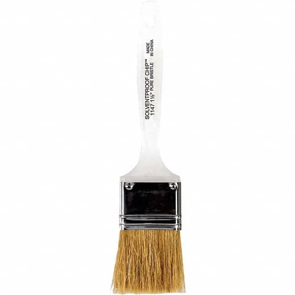 Wooster Brush - Paint Brush: 1-1/2″ Wide, Hog, Natural Bristle - 69870475 -  MSC Industrial Supply