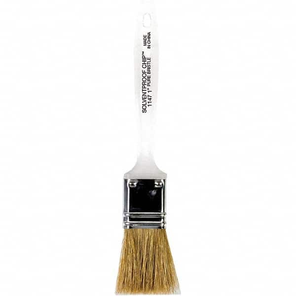 Wooster Brush - Paint Brush: 1″ Wide, Hog, Natural Bristle - 69870483 - MSC  Industrial Supply