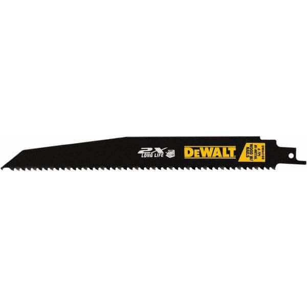 Dewalt DWA4169 Reciprocating Saw Blade: 9" Long, High Speed Steel 