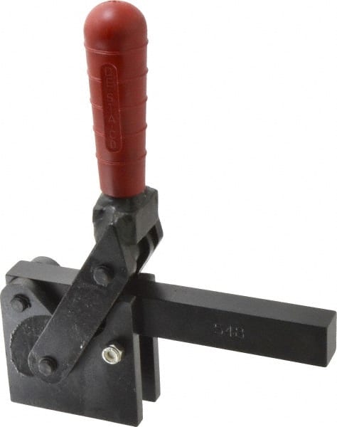 De-Sta-Co 548 Manual Hold-Down Toggle Clamp: Vertical, 2,500 lb Capacity, Solid Bar, Straight Base 