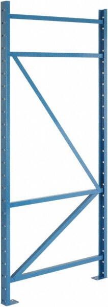 Pallet Storage Rack Framing Upright: 4" Wide, 48" Deep, 192" High, 56,860 lb Capacity