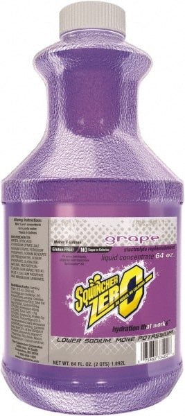 Activity Drink: 64 oz, Bottle, Grape, Liquid Concentrate, Yields 5 gal