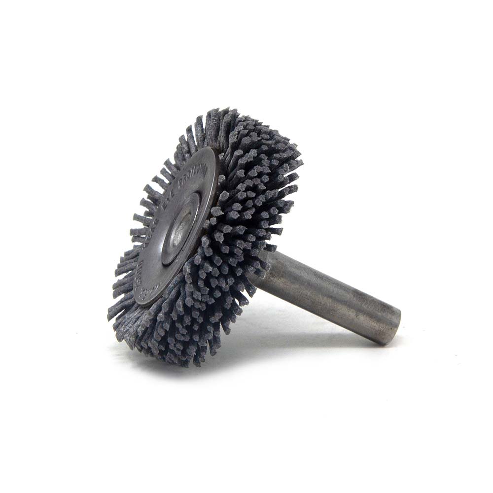 Brush Research Mfg. Wheel Brush 13/4" Wheel Dia, 1/2" Face Width
