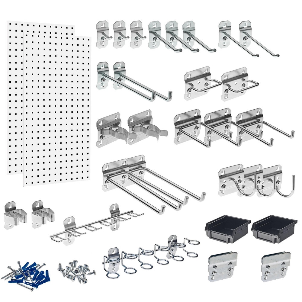 Pegboard Kit: 36 x 18", Steel