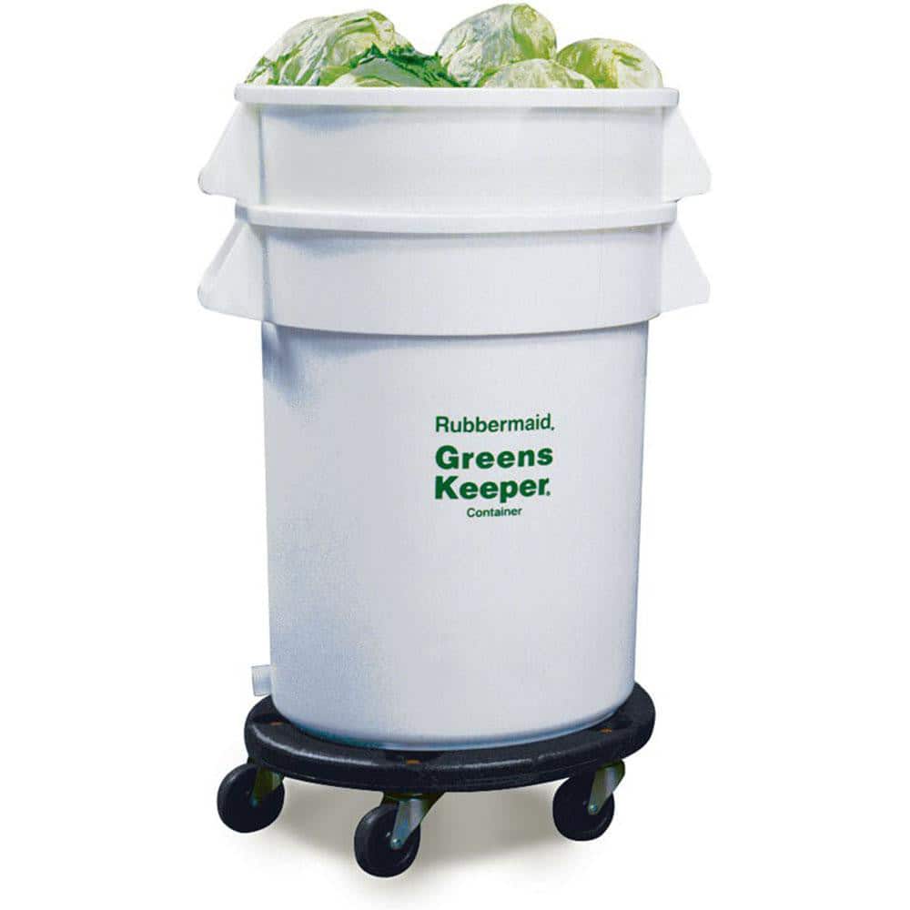 Rubbermaid FG262400WHT Food Storage Container: Polyethylene, Round 