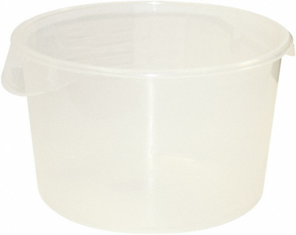 Rubbermaid Round, Clear Polypropylene Food Storage Container - 8.1" High x 13.1" Wide | Part #FG572624CLR