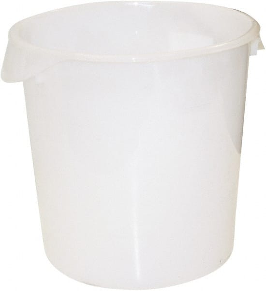 Rubbermaid FG572800WHT Food Storage Container: Polyethylene, Round 