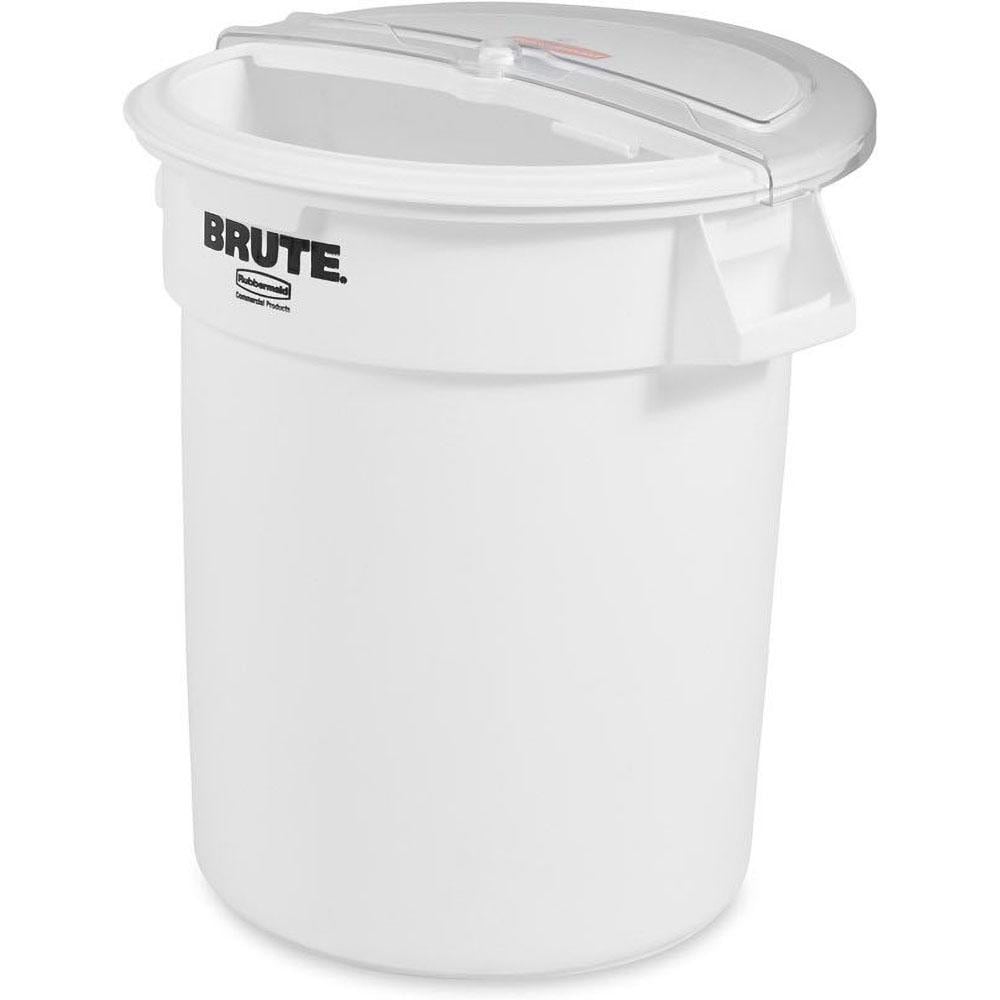 Rubbermaid FG572300 Round White 6 Quart Storage Container