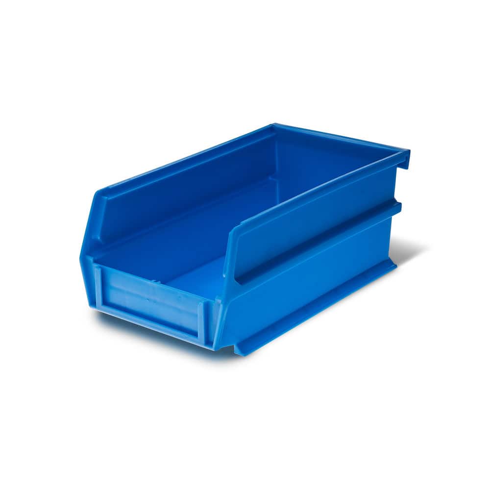 Triton Products 3-220B Plastic Hopper Stacking Bin: Blue 
