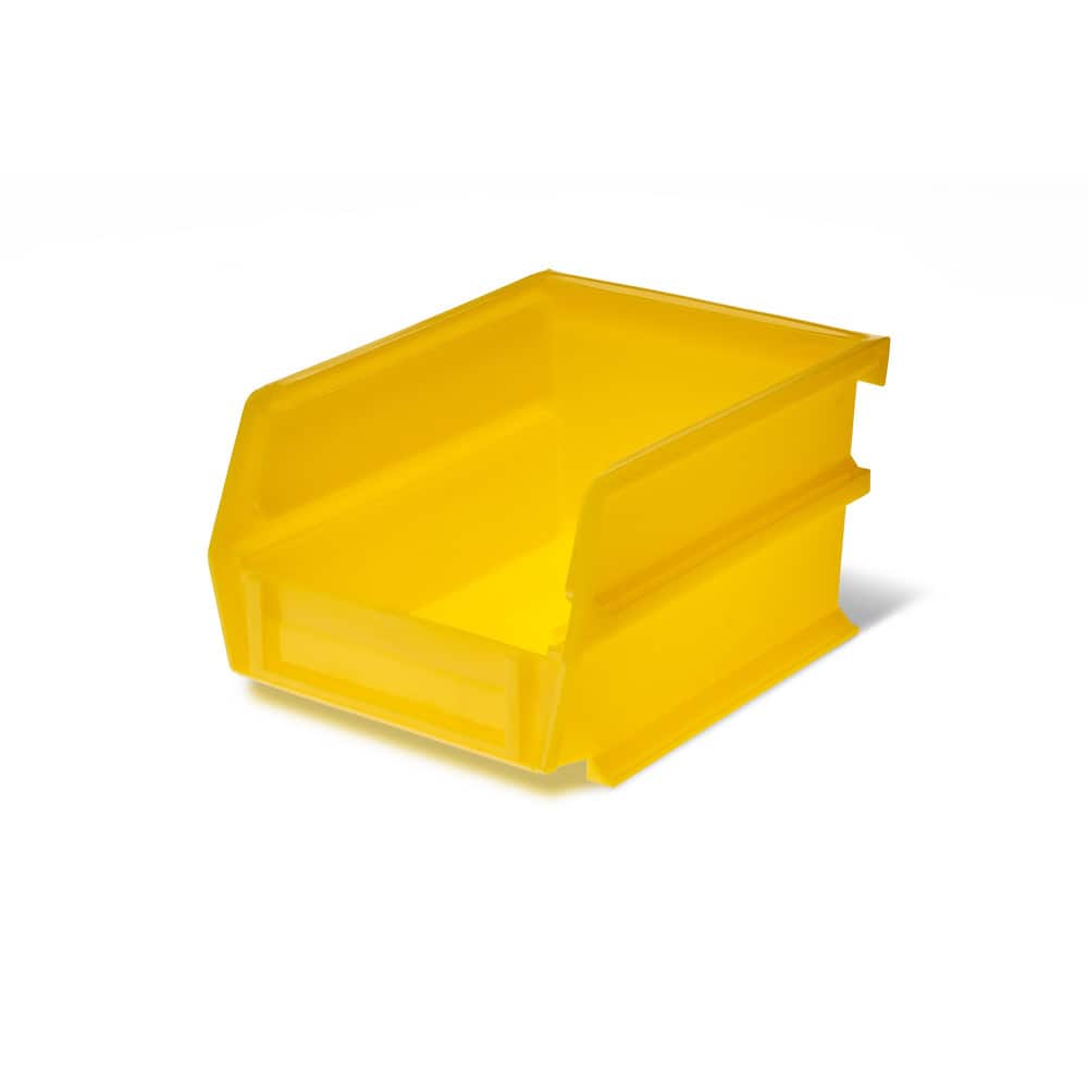 Triton Products 3-210Y Plastic Hopper Stacking Bin: Yellow 