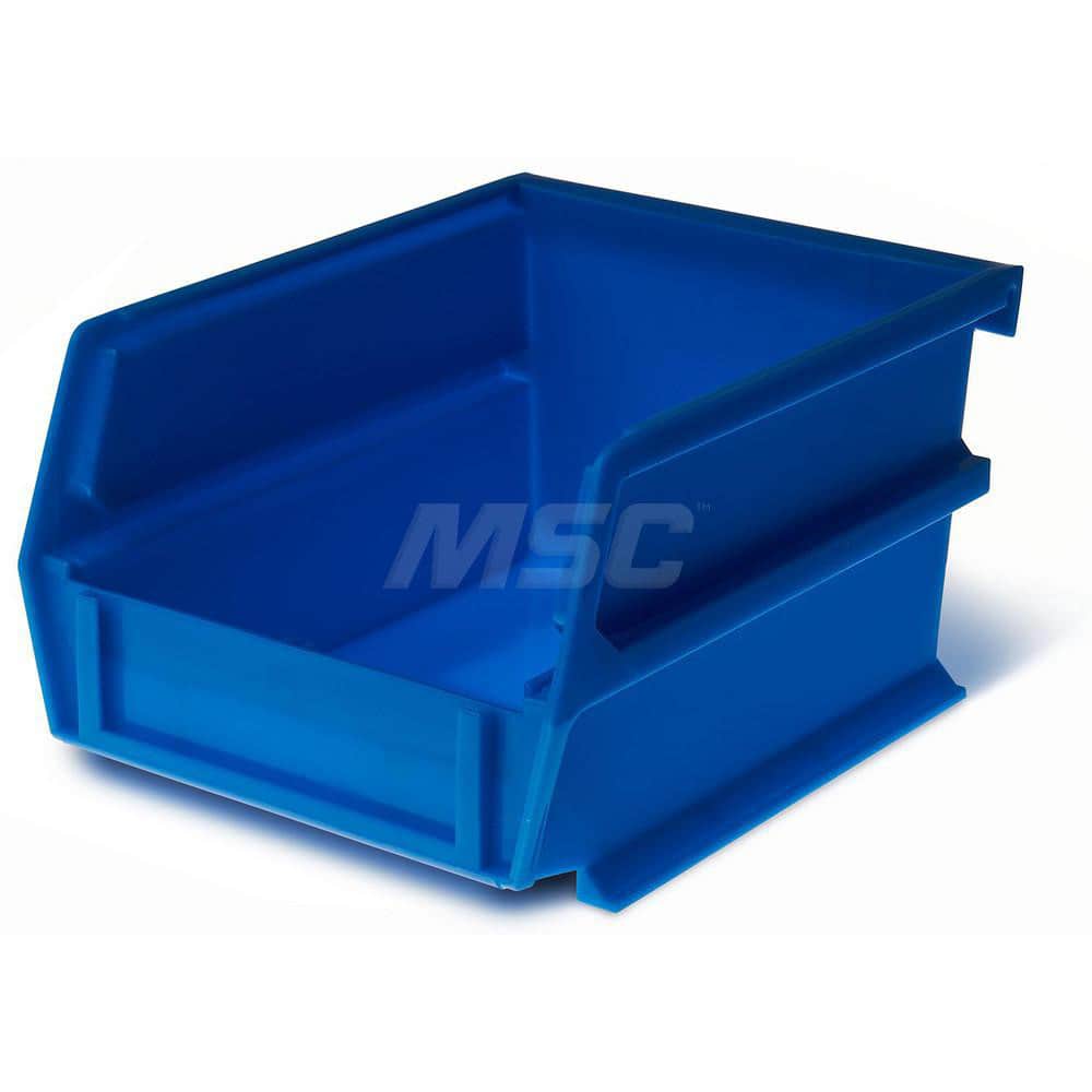 Plastic Hopper Stacking Bin: Blue