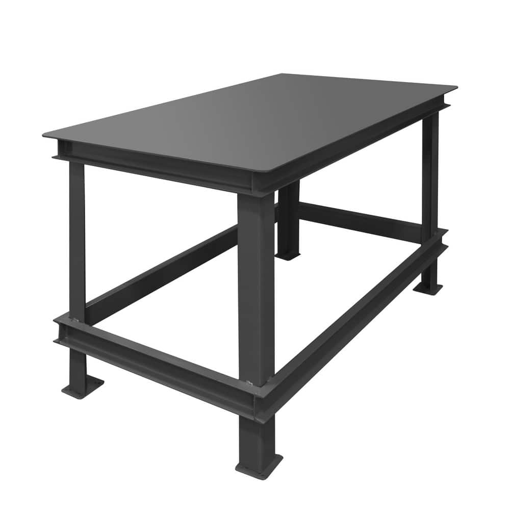 Stationary Machine Work Table: Textured Gray