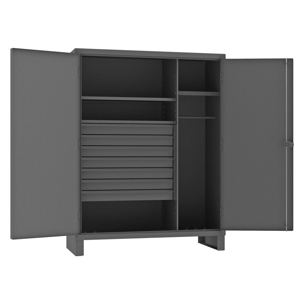 Durham HDWC244878-7M95 Combination Steel Storage Cabinet: 48" Wide, 24" Deep, 78" High Image