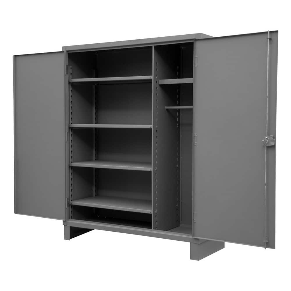 Durham HDWC244878-5S95 Combination Steel Storage Cabinet: 48" Wide, 24" Deep, 78" High 