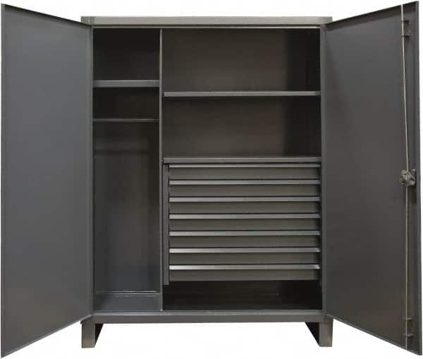Durham HDWC243678-7M95 Combination Storage Cabinet: 36" Wide, 24" Deep, 78" High 