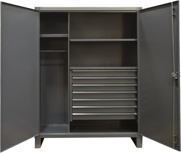 Durham HDWC243678-7M95 Combination Storage Cabinet: 36" Wide, 24" Deep, 78" High Image